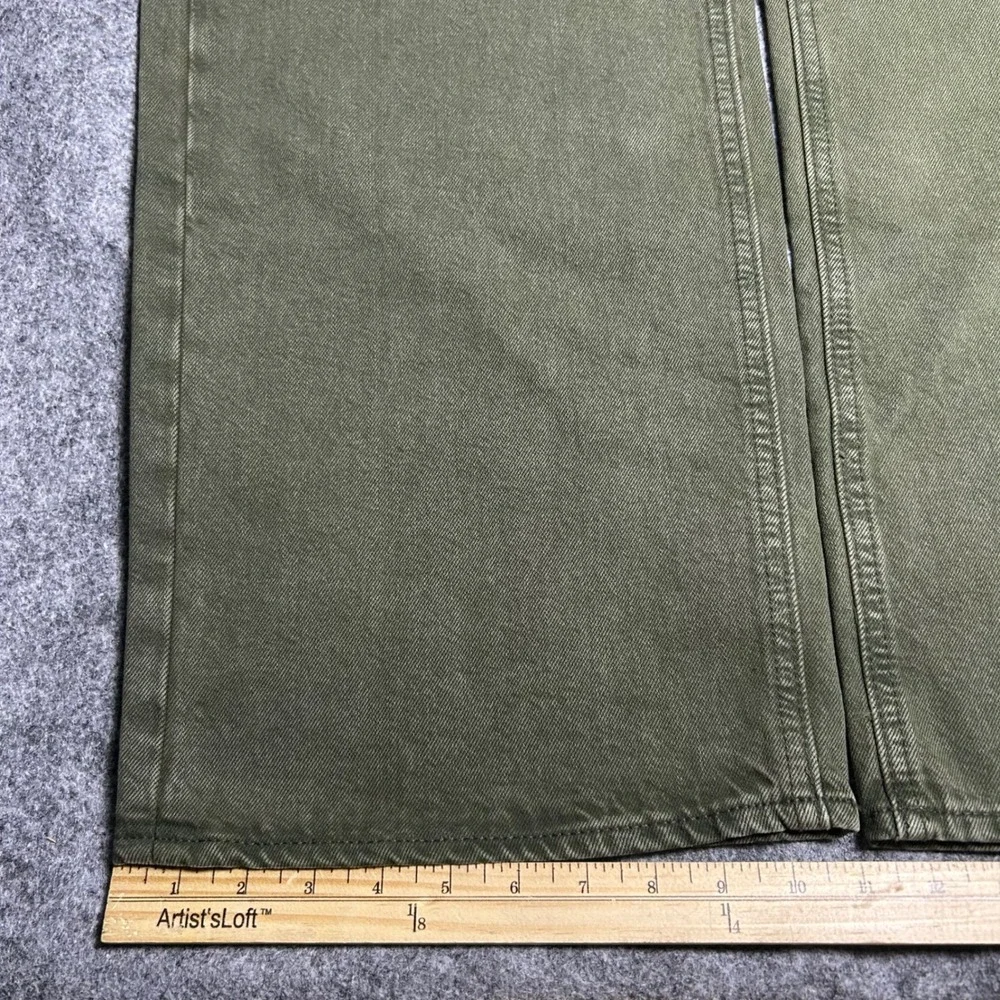 Old Navy 90s Baggy Olive Green Skater Jeans Retro Y2K Size 40x32